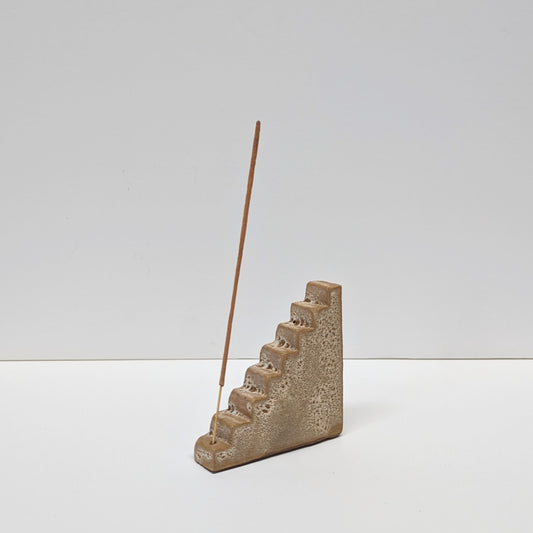 Rust Lava Incense Holder