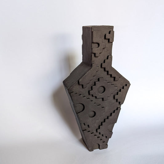 Puzzle Vase Black