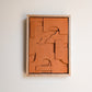 A Layered Abstract Tile - Terracotta