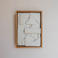 White Layered Abstract Tile