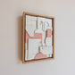 Blush Layered Abstract Tile