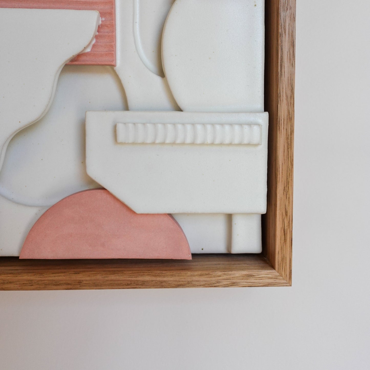 Blush Layered Abstract Tile