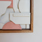 Blush Layered Abstract Tile
