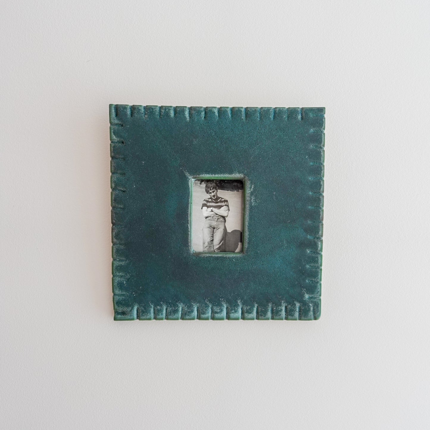 Square Polaroid Frame in Jade