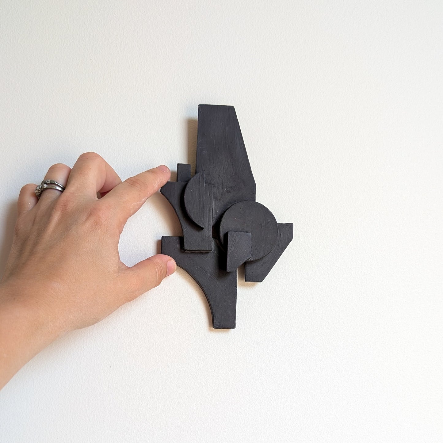 Mini Wall Hanging in Black Clay