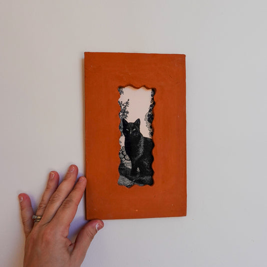 Terracotta Wave Frame